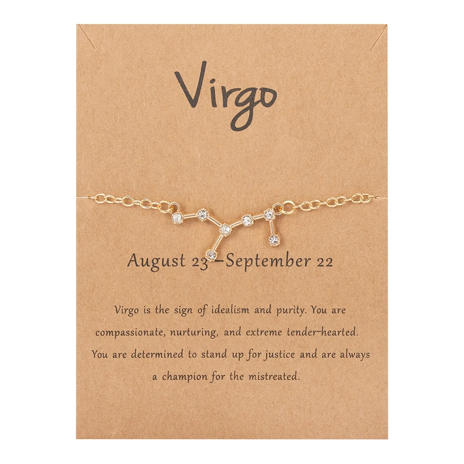 Star Zodiac Sign Bracelet