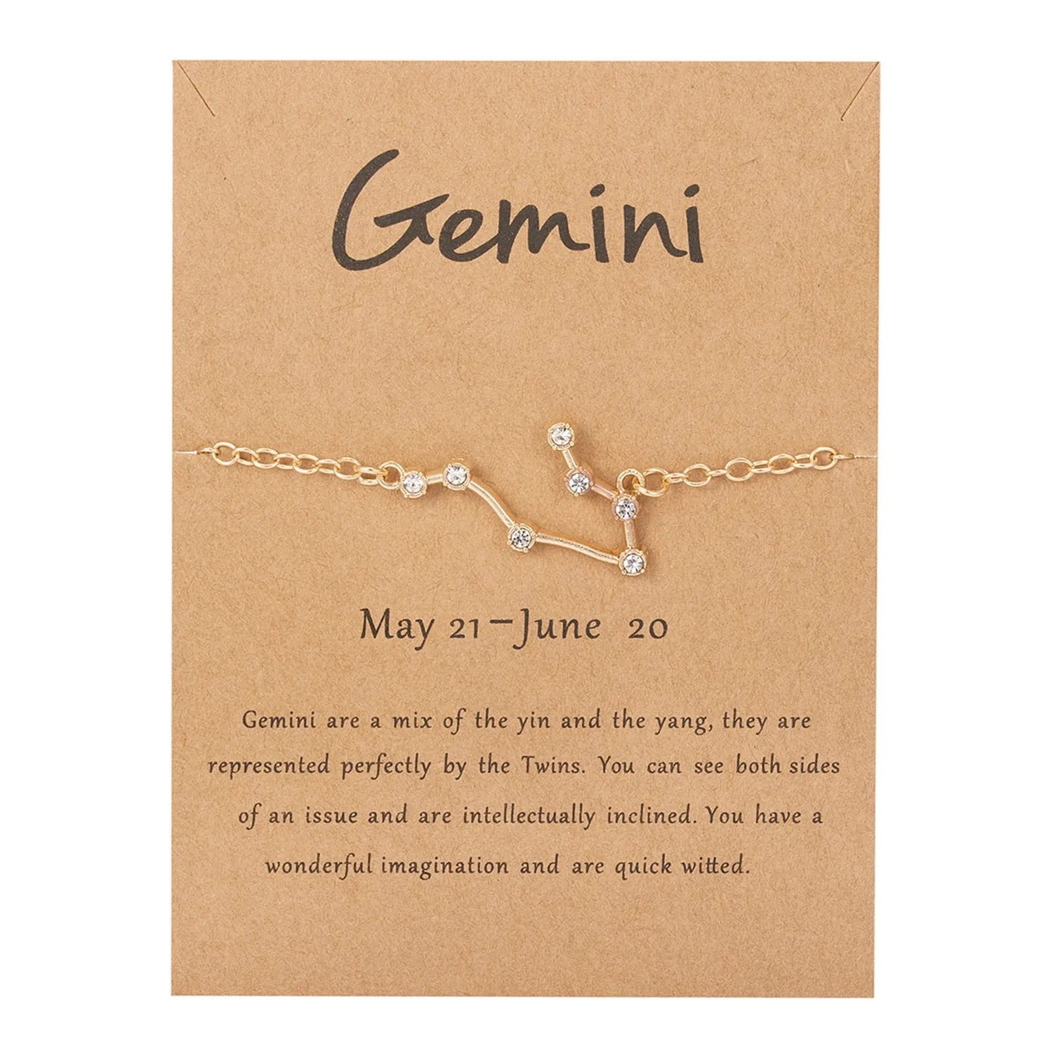 Star Zodiac Sign Bracelet