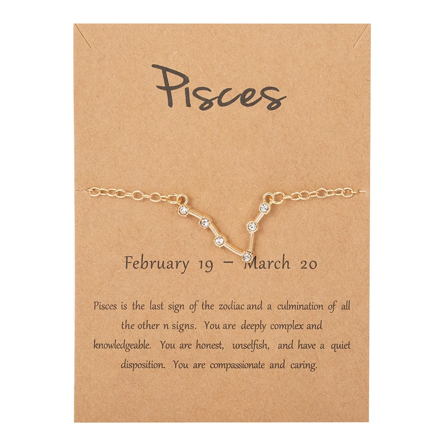 Star Zodiac Sign Bracelet