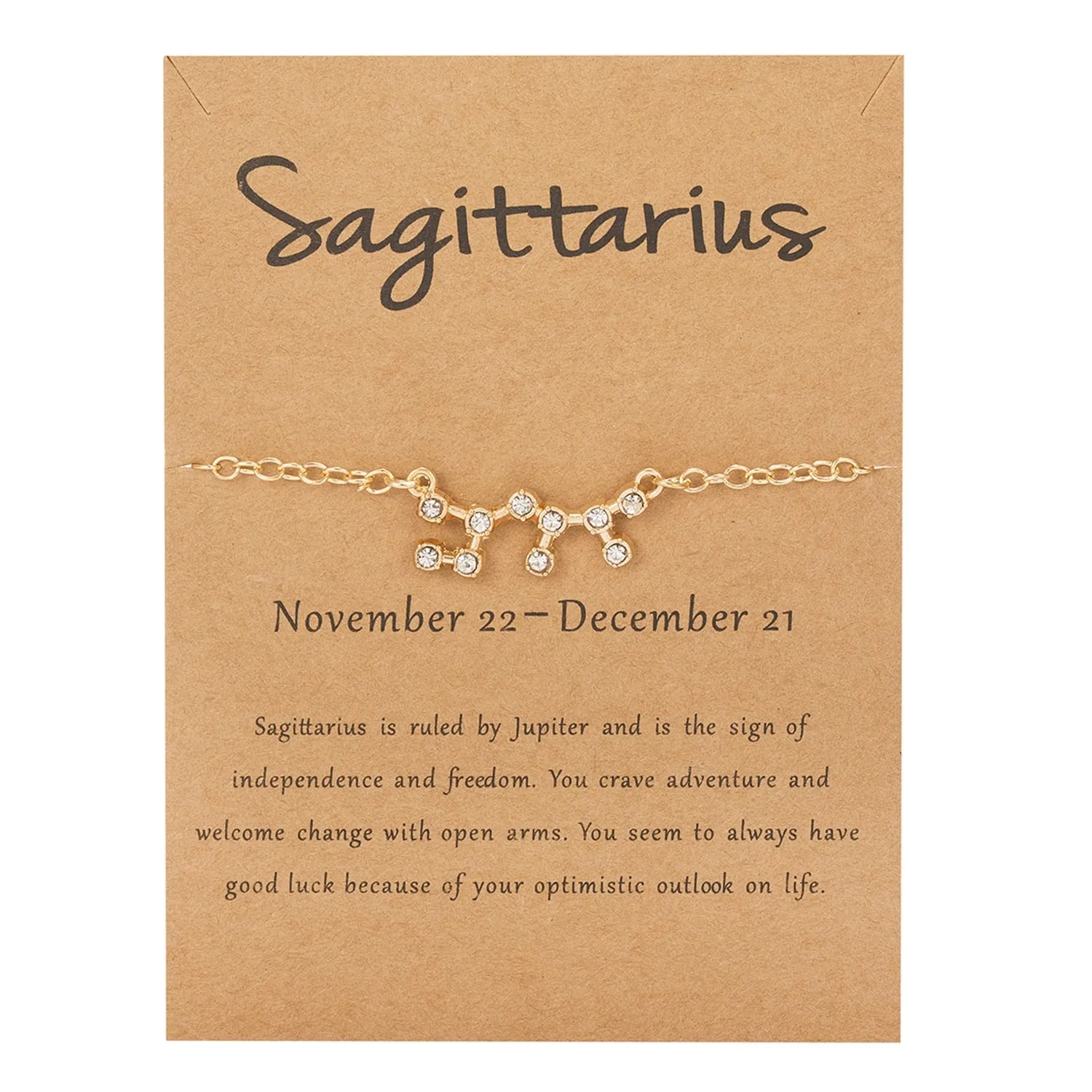 Star Zodiac Sign Bracelet