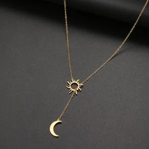 Sun Totem And Moon Necklace