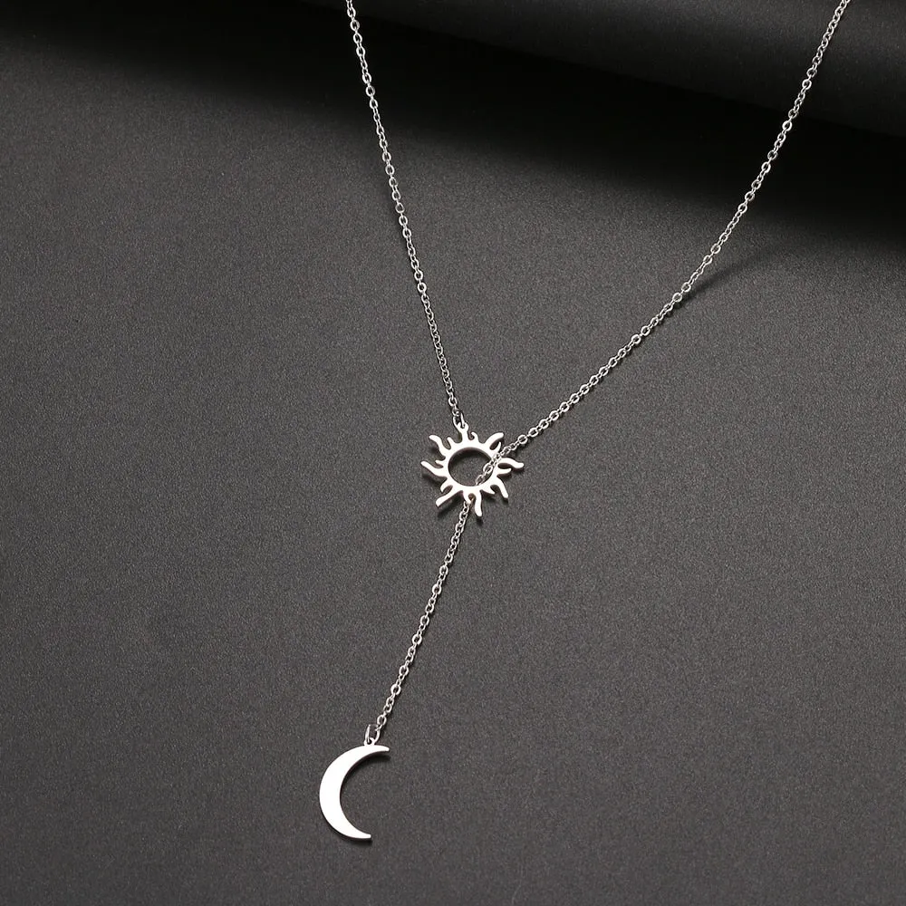 Sun Totem And Moon Necklace