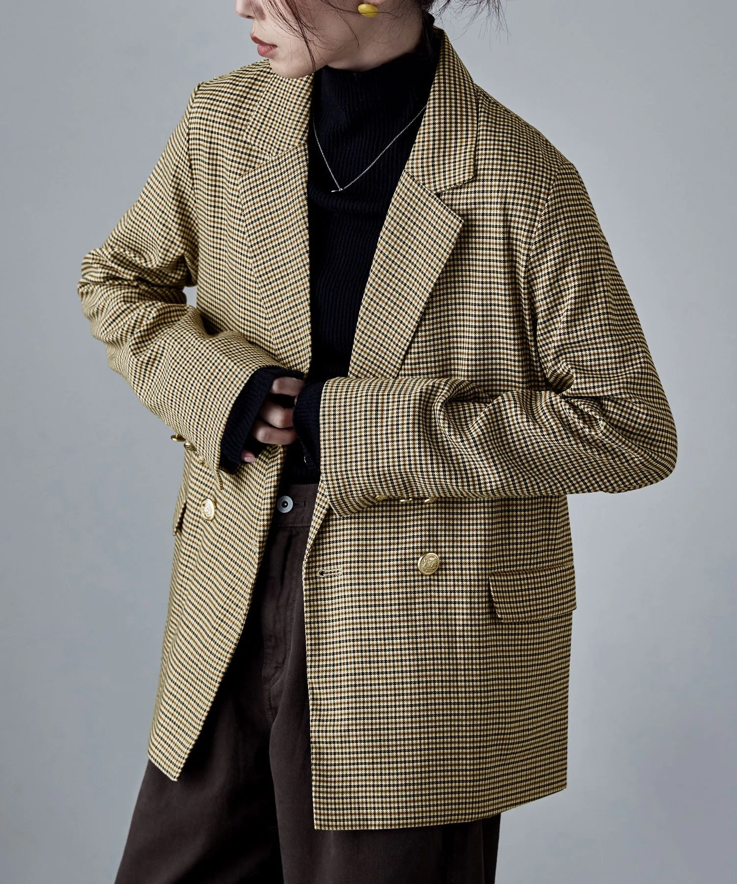 Traditional twill tailored jacket