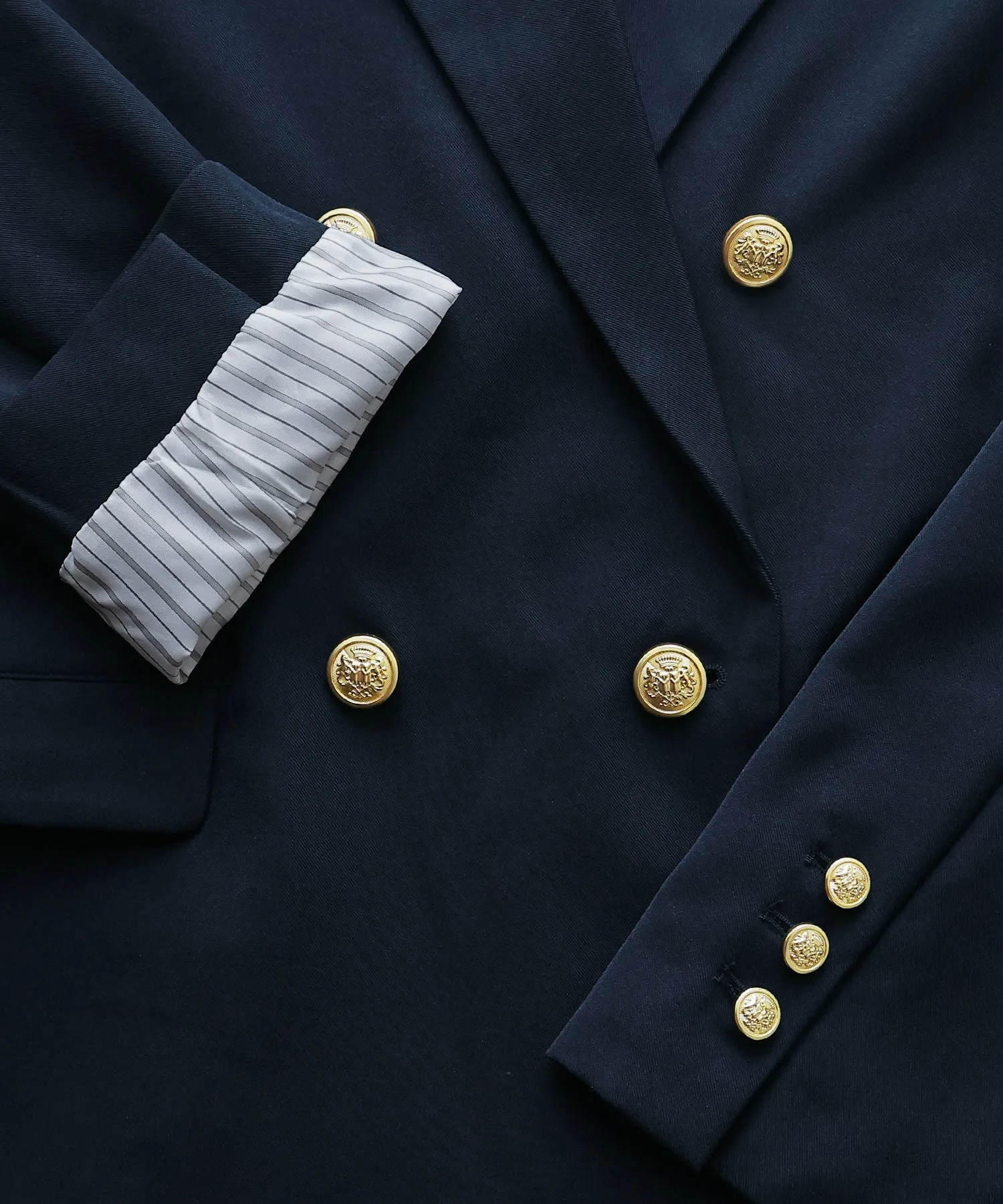 Traditional twill tailored jacket