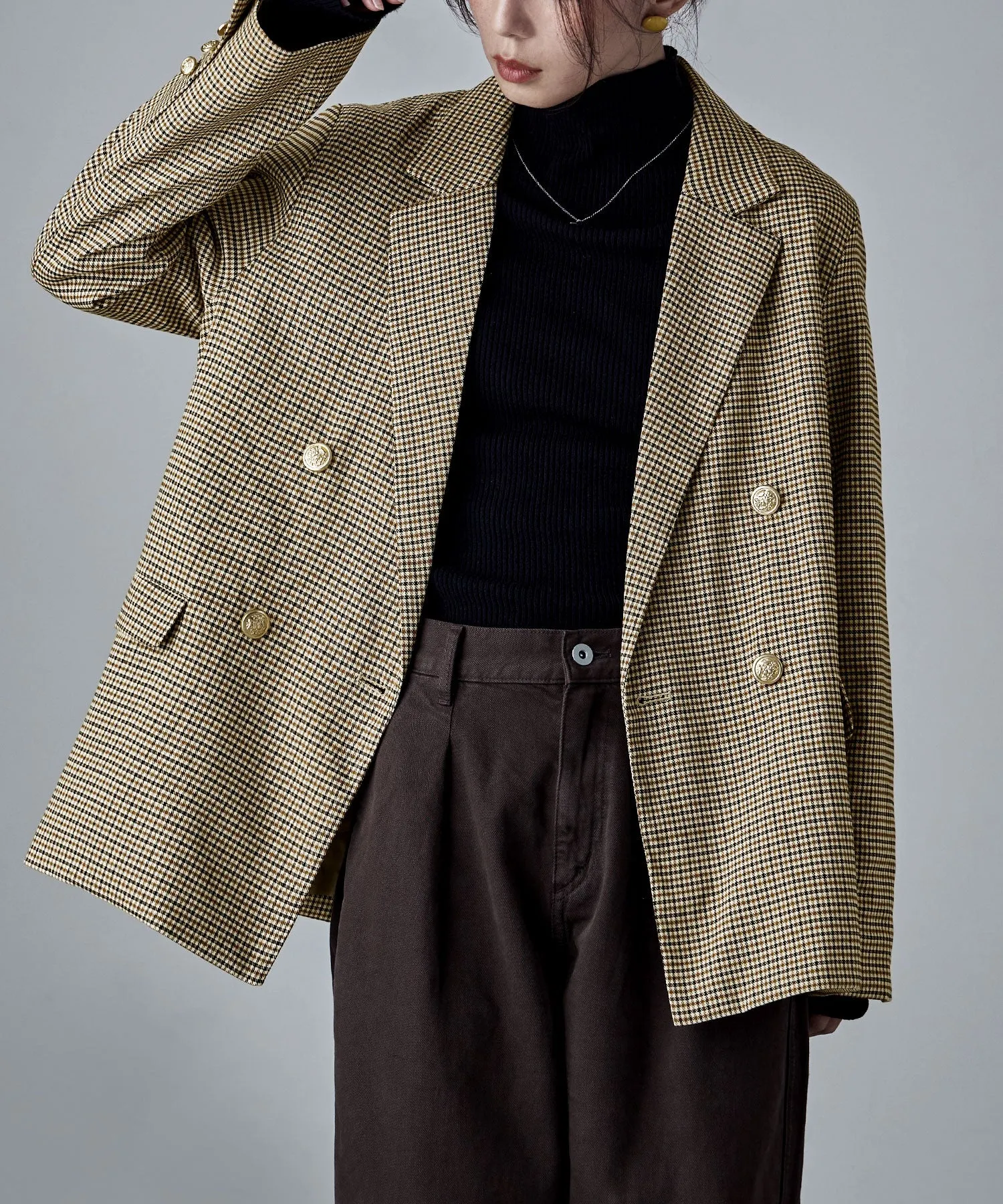 Traditional twill tailored jacket