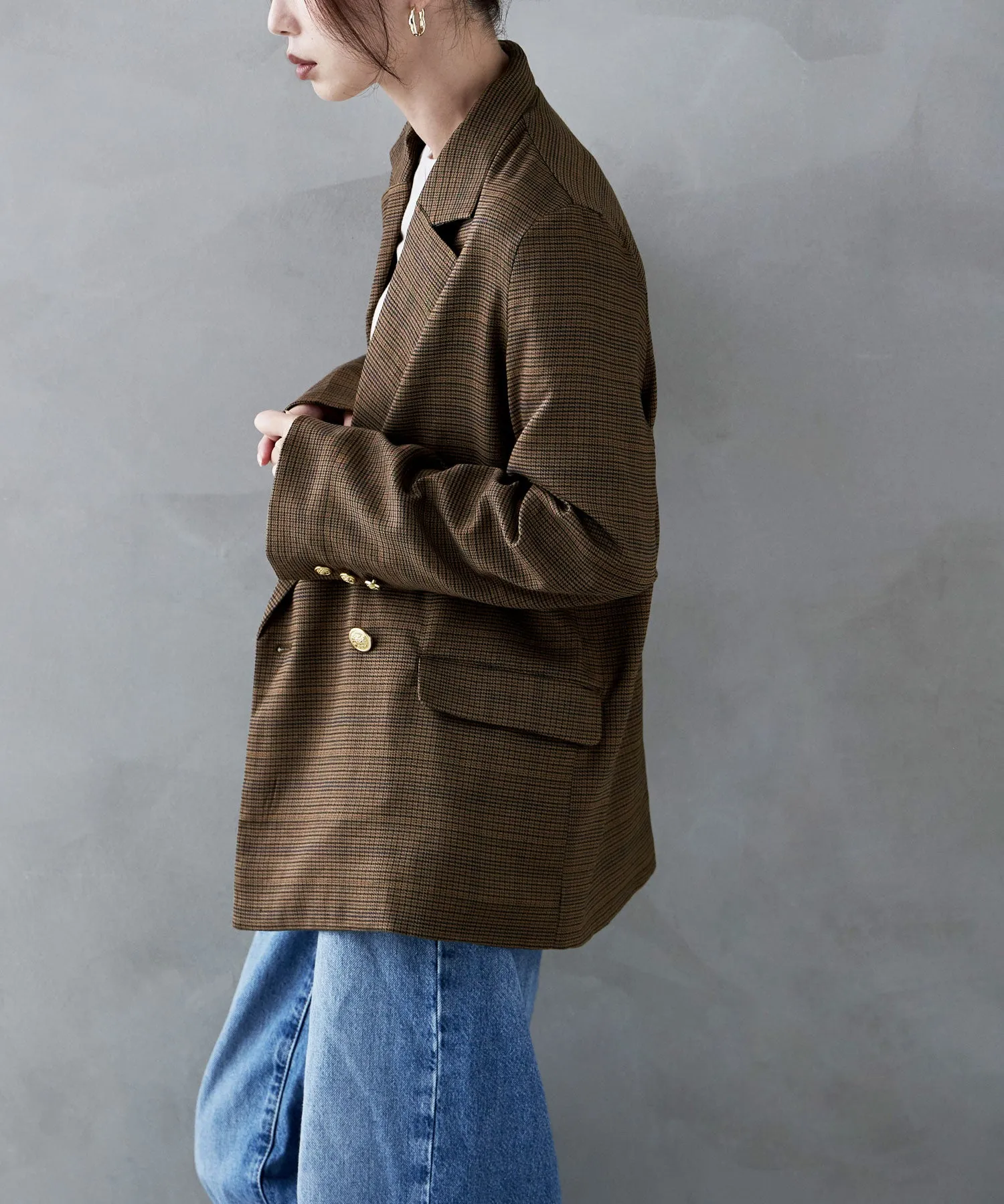 Traditional twill tailored jacket