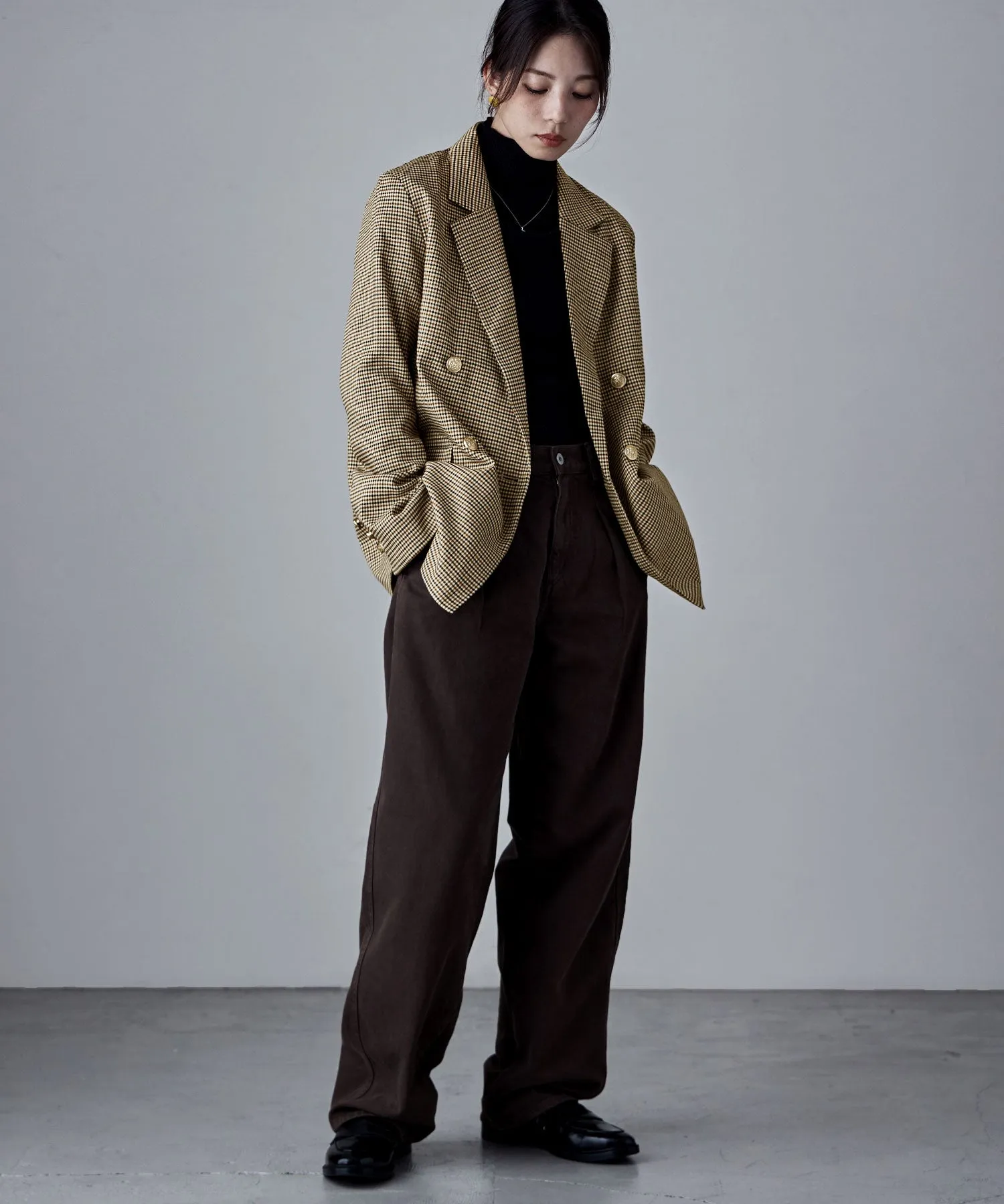 Traditional twill tailored jacket