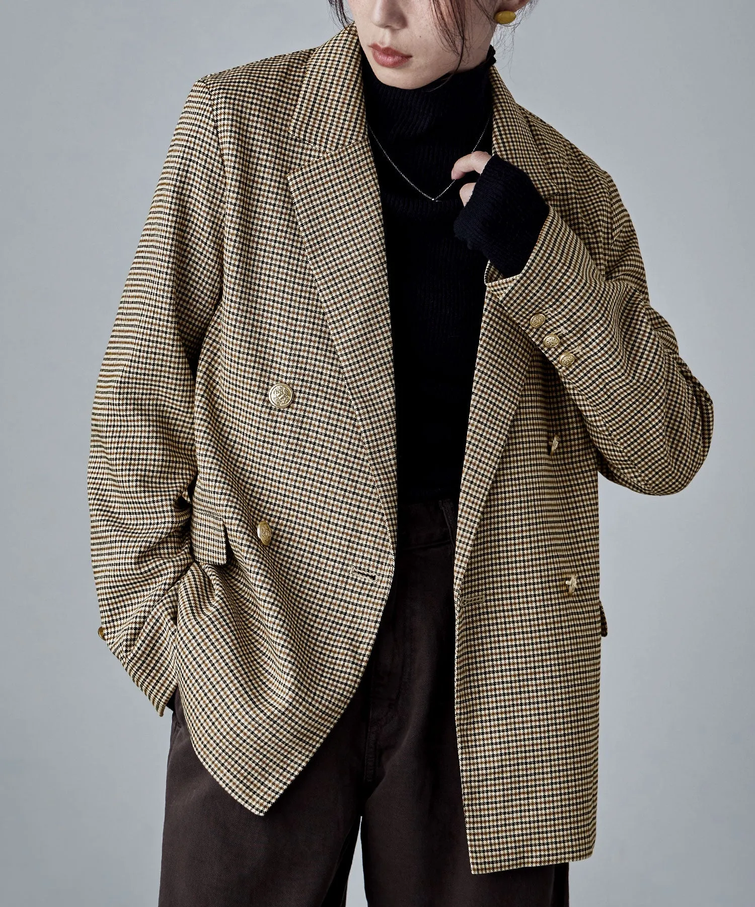 Traditional twill tailored jacket