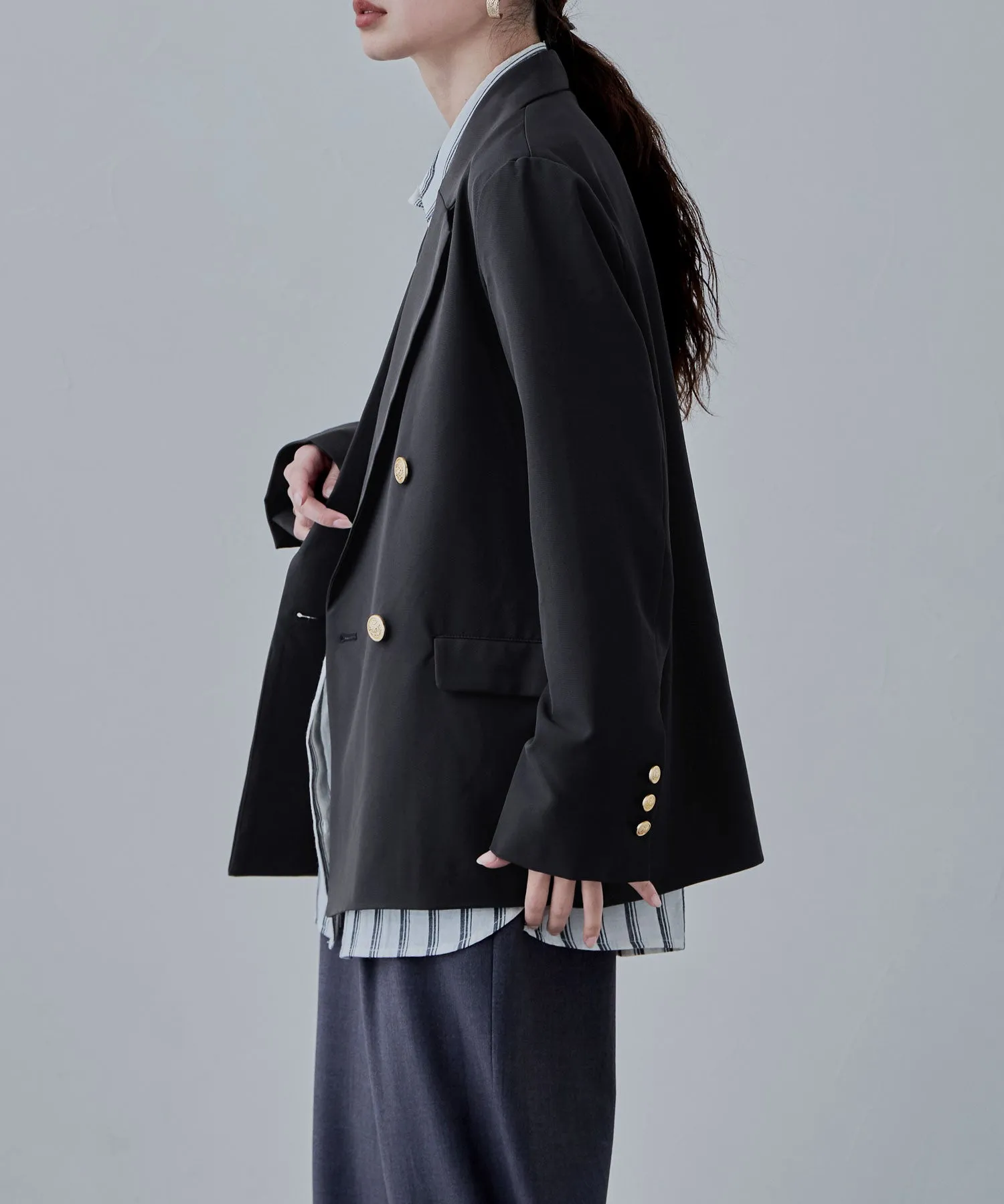 Traditional twill tailored jacket