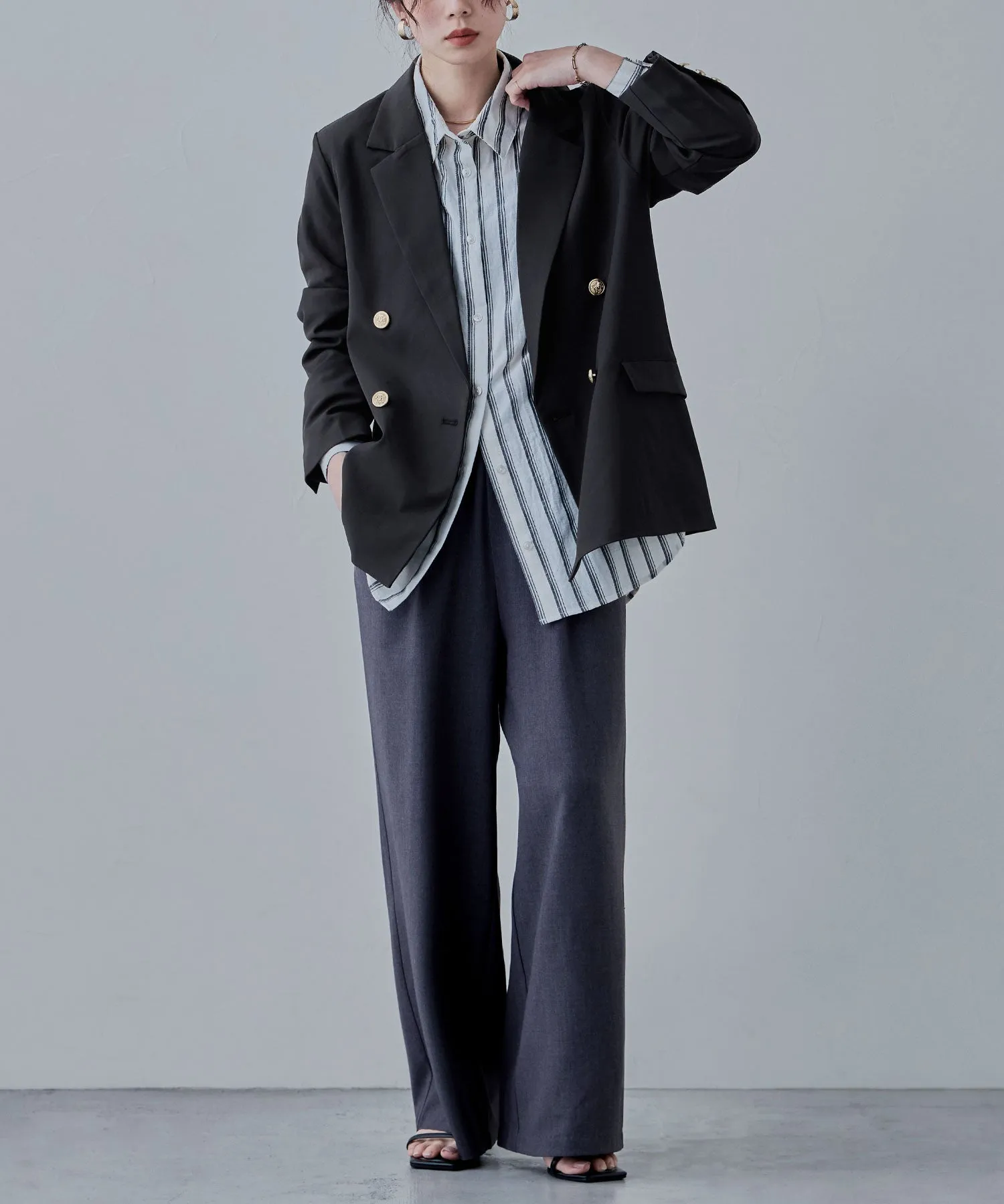 Traditional twill tailored jacket