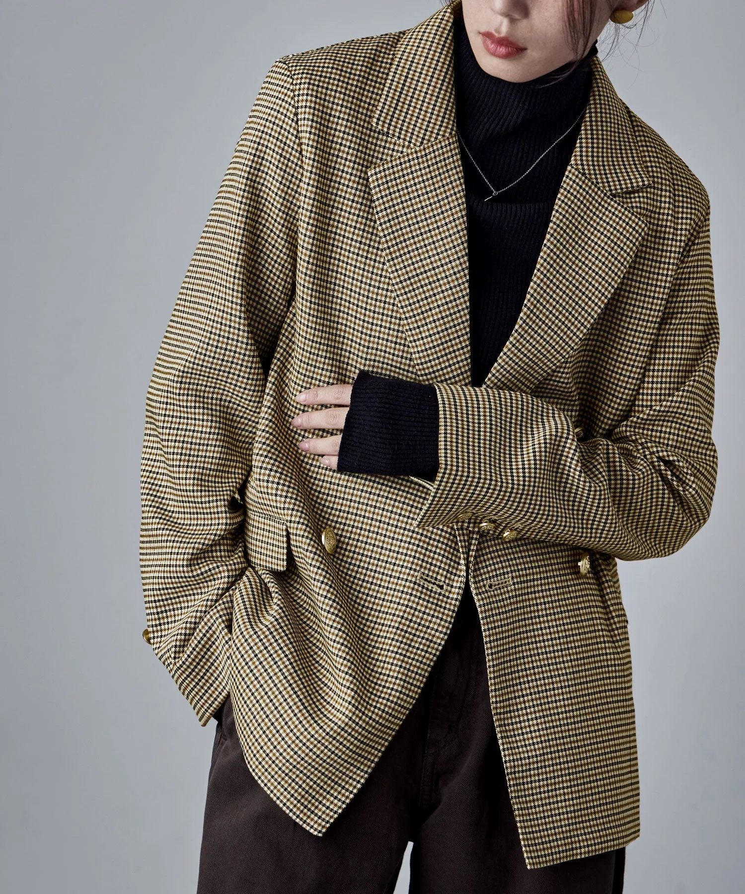 Traditional twill tailored jacket