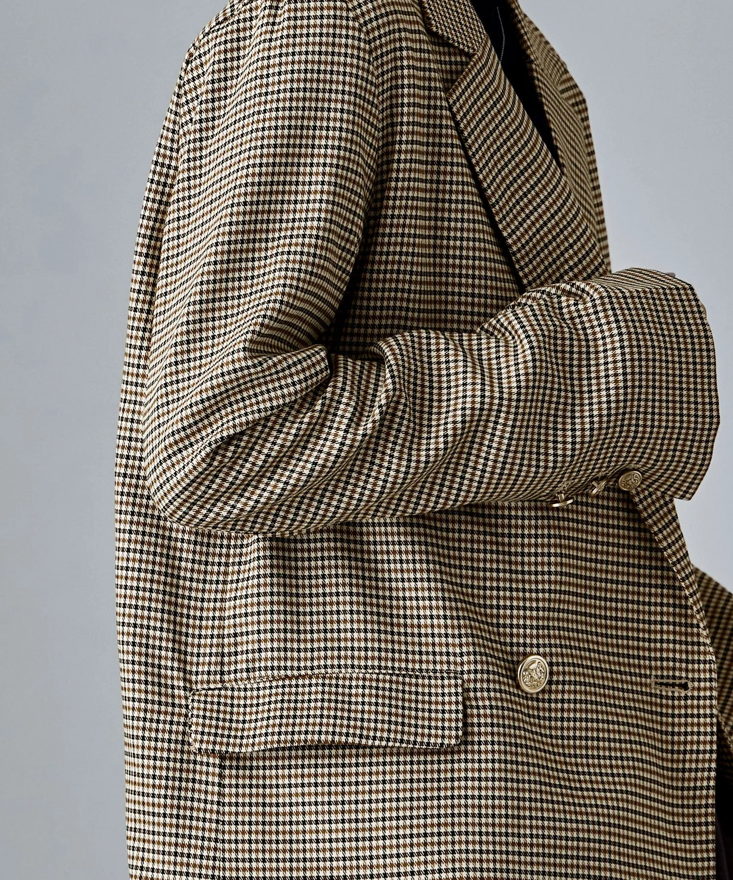 Traditional twill tailored jacket